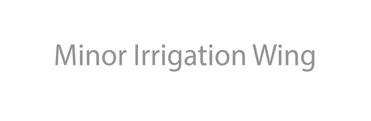 Minor Irrigation Wing
