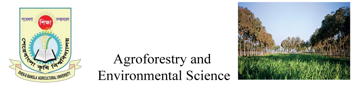 Agroforestry& Envi.Science